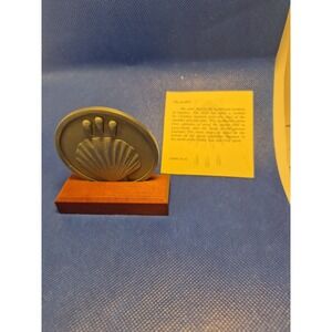 Baptismal Gift For Lutherans Pewter Shell Coin
